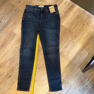 Madewell Women's Deep Indigo Skinny Jeans